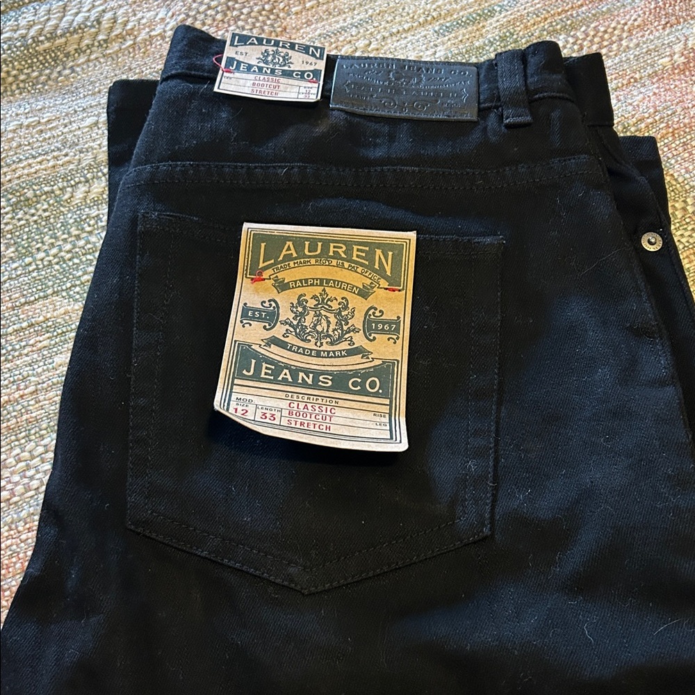Lauren Ralph Lauren Black Stretch Jeans